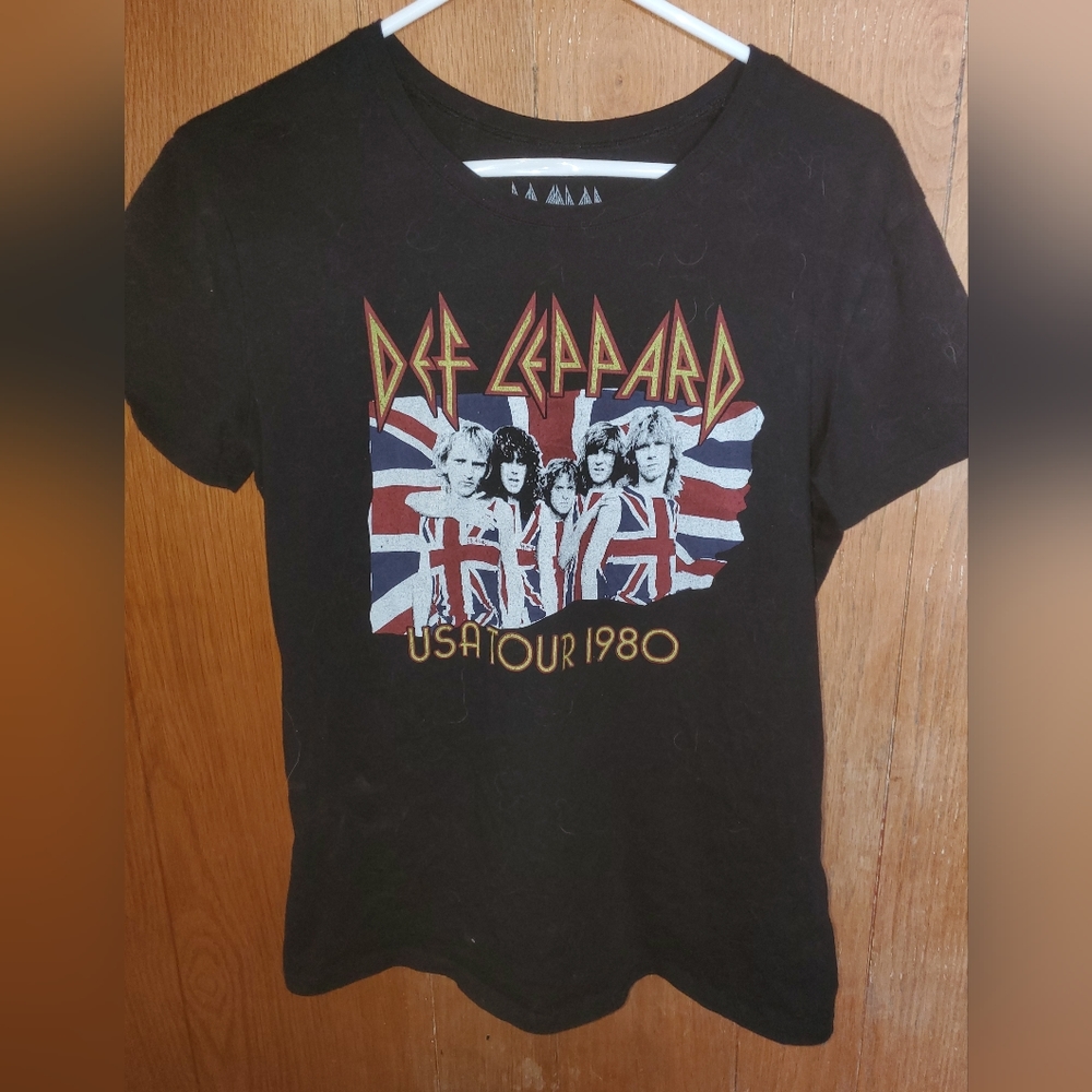 Def Leppard 1980 USA Tour T-Shirt Medium